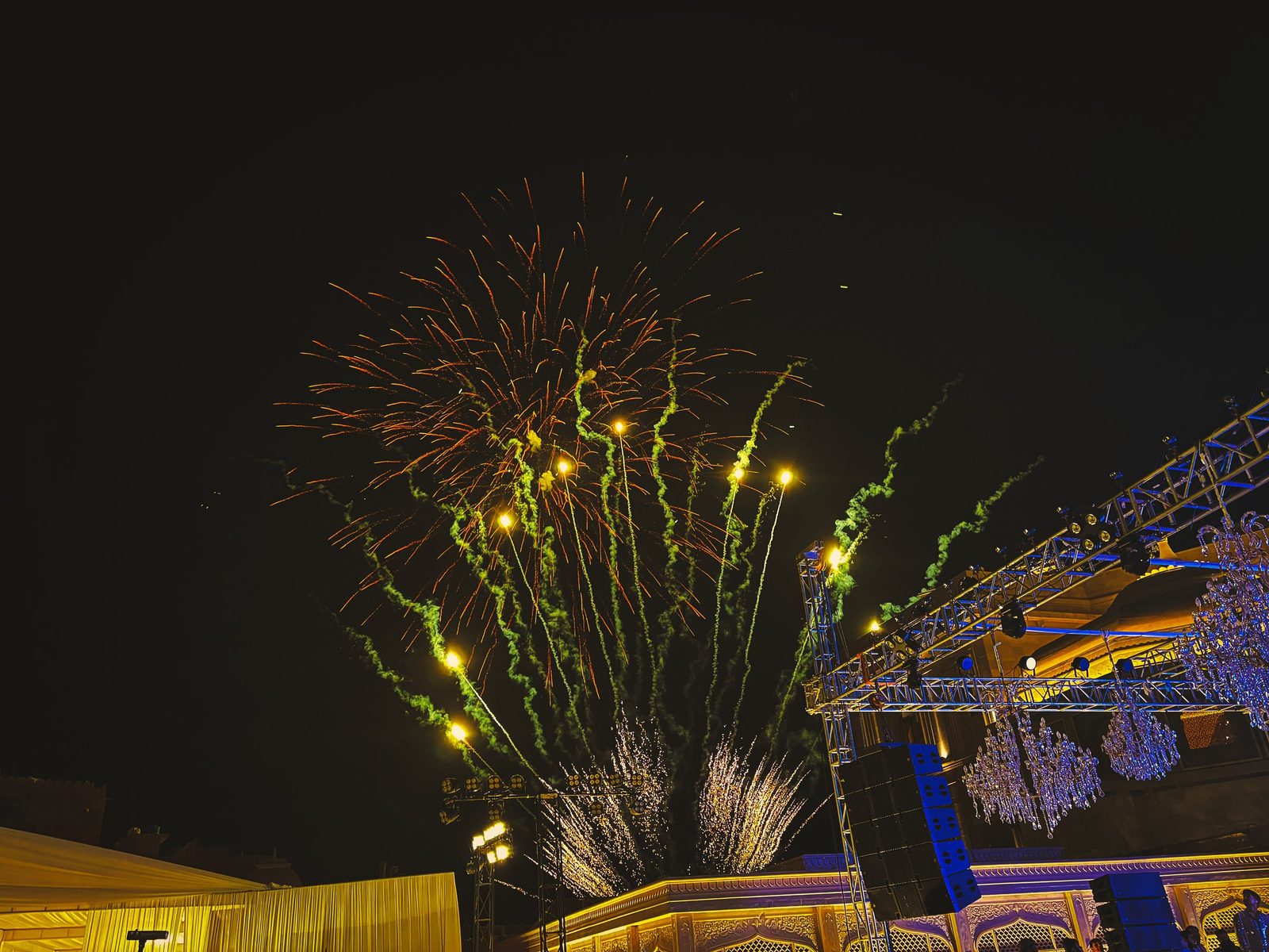 Fire in the Night Sky by Aaryaman Deora