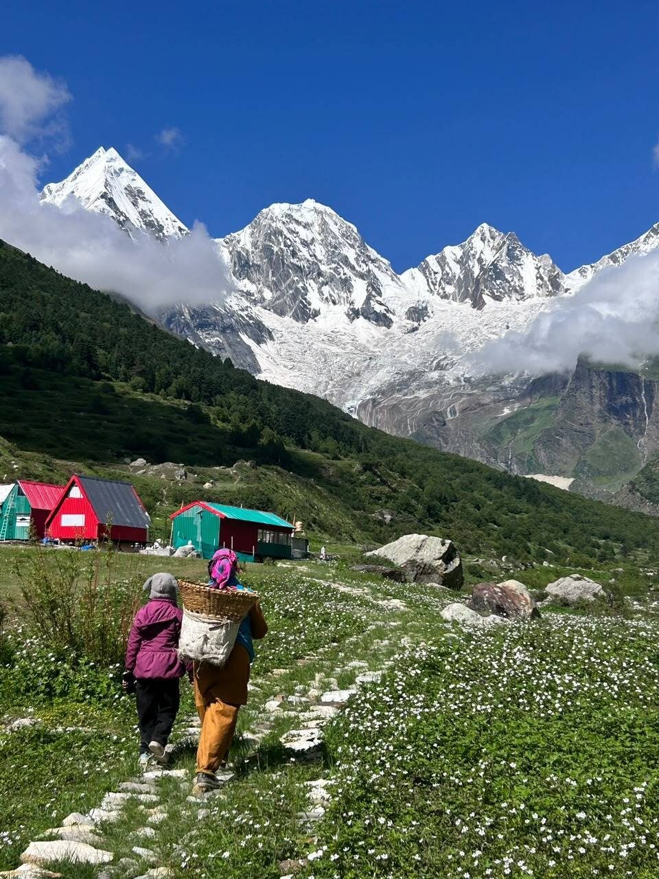 Himalayan Village by Bhavya Soni